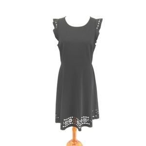 Banana Republic Little Black Dress Sz 8 Cutouts